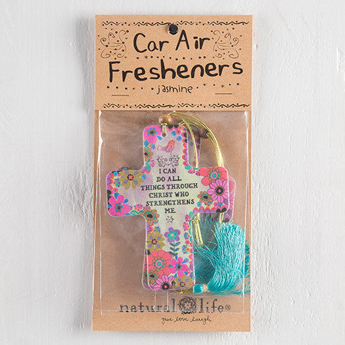 Natural Life Cross Air Freshener