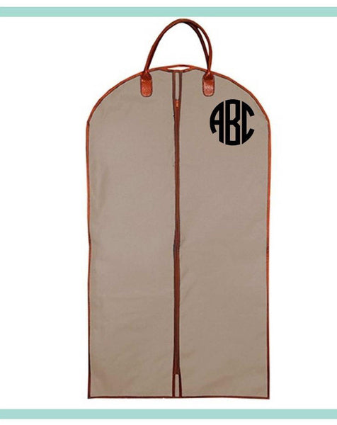 Men's Garment Bag - Suit Bag - no monogram - Embroidery Blank